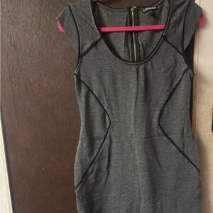 Express Charcoal Gray Dress